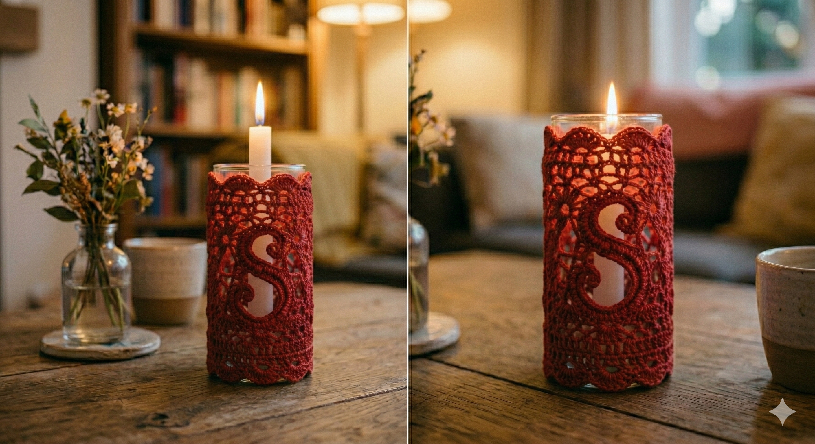 Saffron Monogram Candle